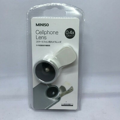 Miniso 0.4x Wide Angle Cell Phone Camera Lens Universal Clip On