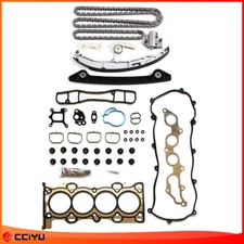 Timing Chain Kit W/ Head Gasket Set For 2.3L 01-09 Ford Ranger 01-08 Buick B2300