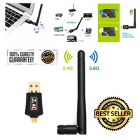 Wireless Usb Wifi Network Adapter 600mbps Dual Band 2.4/5ghz W/ Antenna 802.11ac Wireless Usb Wifi Network Adapter 600mbps Dual Band 2.4/5ghz W/ Antenna 802.11ac