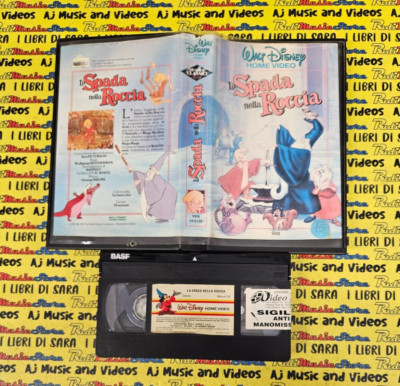 VHS film LA SPADA NELLA ROCCIA Wolfgang Reitherman 1963 WALT DISNEY VI4158 (F235