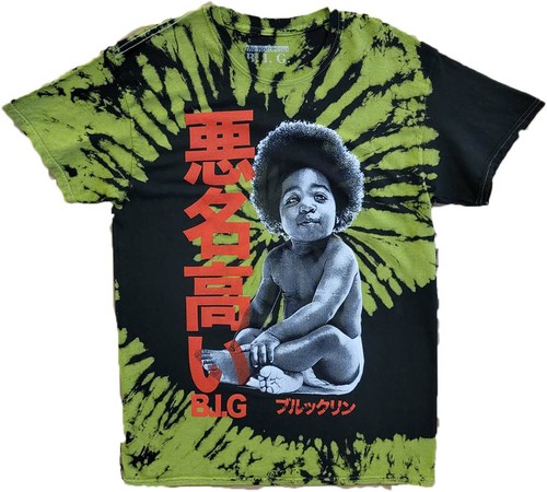 biggie smalls tie dye shirt