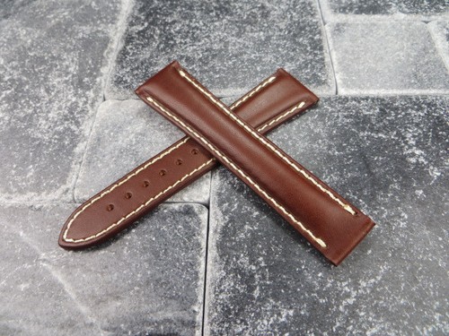 OMEGA 20mm Brown Calf Leather 