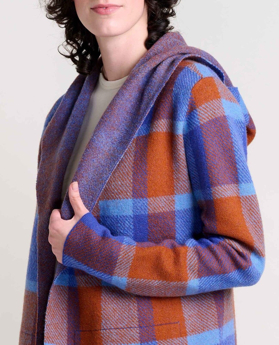 (取寄) トードアンドコー レディース メリノ ハートフェルト パーカー Toad&Co women Merino Heartfelt Hoodie Umber Plaid MERINO HEARTFELT HOODIE – Toad&Co - Golden - ToadandCo -