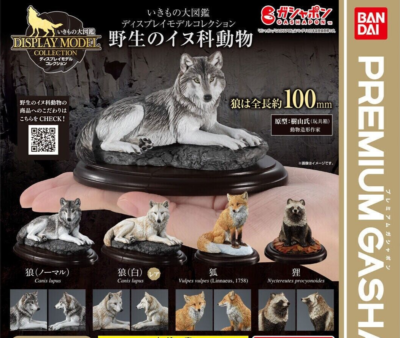 Wild Canine Animals Figure Bandai Creature Encyclopedia Display