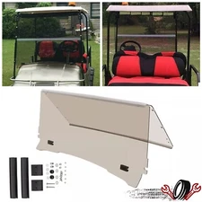Golf Cart Foldable Tinted Windshield Windscreen For EZGO TXT 1994 1995-2013 2014