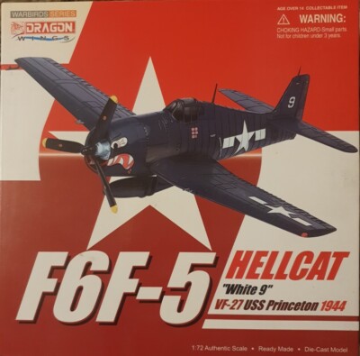 Dragon Wings Warbirds F6F-5 Hellcat ''White 9'' USS Princeston 1944 Artikel:50235 ***