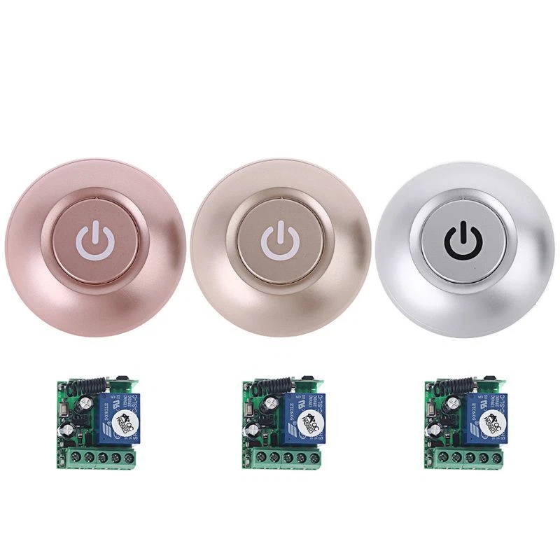 Wireless Remote Control Light Switch DC12V Self Generating Single