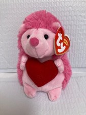 Ty Beanie Baby ❤️ SMITTEN THE HEDGEHOG 6" Plush NEW MWMT's