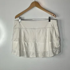 Athleta Swagger Skort in White Size Xlarge