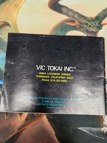 ORIGINAL Nintendo NES MAFAT CONSPIRACY Instruction Booklet Manual Book only