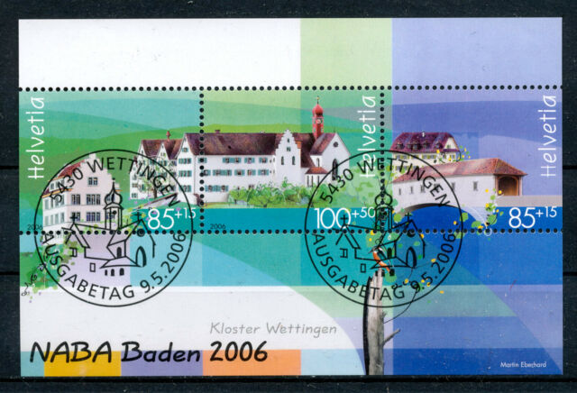 Schweiz 2006 Block 40 gest. Nationale Briefmarkenausstellung NABA ’06 Baden