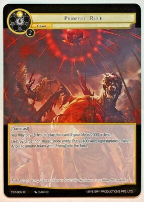 Force of Will The Seventh Prideful Rule TST-009 NM/M 