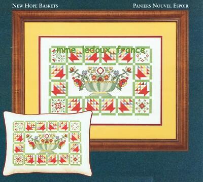 Bausatz USA JCA - Needle Treasures 04692 '' New Hope Baskets '' Point Croix Vintage 
