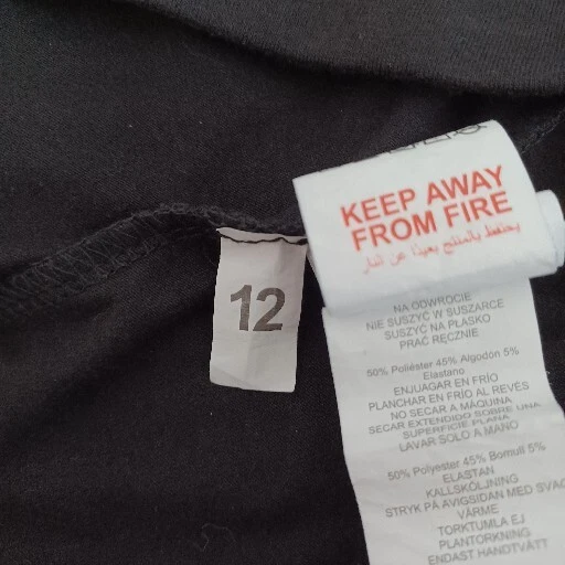 Missguided 短裤女式 12 花花公子高腰黑色慢跑短裤 — 第 4/4 张图片