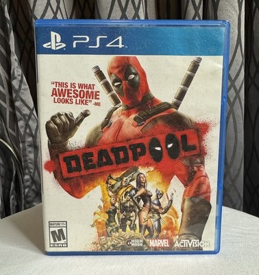 Deadpool (Sony PlayStation 4, 2015) - Super Minty - No Scratches w/Case!