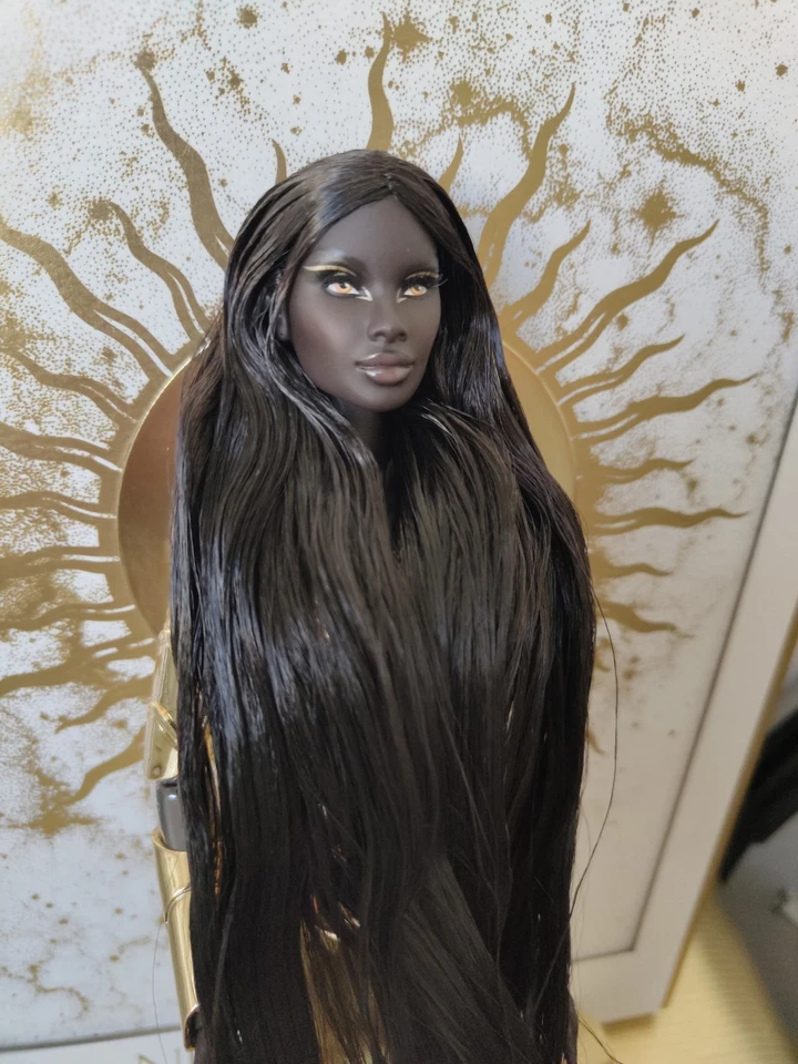 HEAD ONLY Nyasha She Who Awakens Fashion Royalty Poppy Parker East 59th Meteor - Imagen 4 de 4