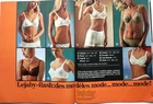 2 PAGE 1971 FRENCH CLIPPING_BRA LEJABY Advert/ LINGERIE Women underwear
