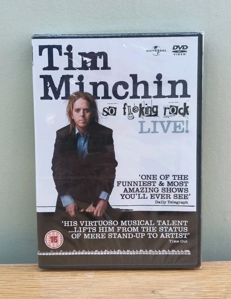 Tim Minchin: So F**king Rock Live! DVD (2008) PAL Region 2 - Brand New & Sealed