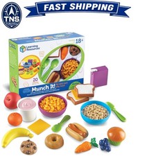 New Sprouts Munch It 20-Piece Pretend Food Set Kids Role Play Kitchen Toys