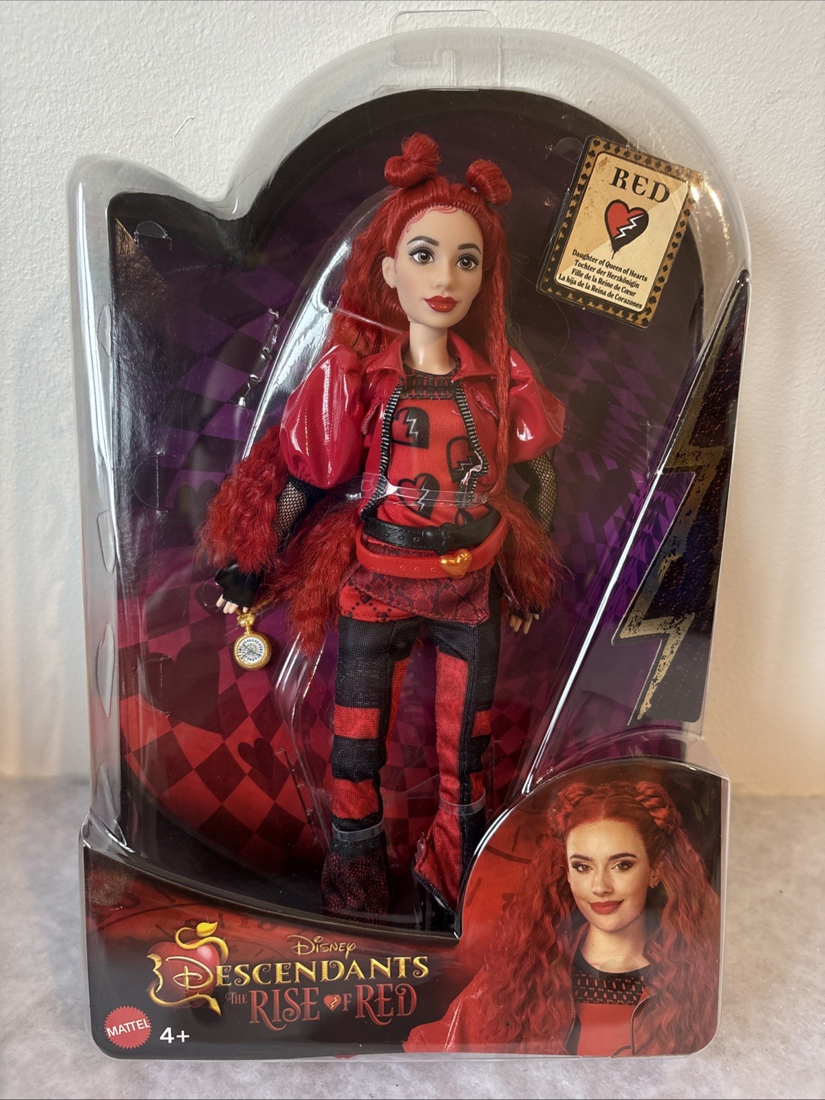 Disney Descendants Red Daughter of Queen of Hearts The Rise of Red Doll Mattel