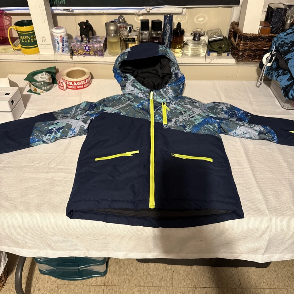 Swiss Tech Boys Waterproof Ski Jacket with Hood Size S 6/7 New - Image 4 of 4