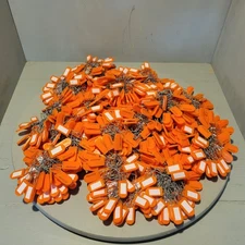 Orange Padlock Seals w/ Write on Area, 0016001-0017000 (BLK), ELC93853