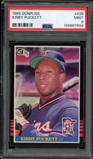 1985 Donruss #438 Kirby Puckett - PSA 9