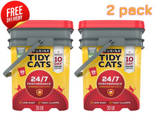 Purina Tidy Cats 24/7 Performance Clumping Litter 70lb 2 Pack 0.24 per pound