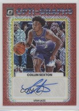 2022-23 Panini Donruss Optic Opti-Graphs Choice Prizm Collin Sexton Auto 10xu