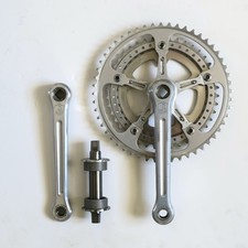 Campagnolo Record Triple Crankset + Titanium bottom Bracket/Pédalier/colnago