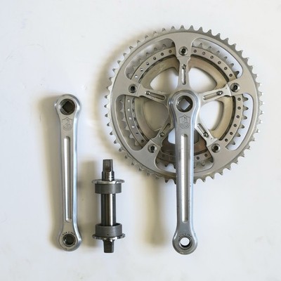 Campagnolo Record Triple Kurbelgarnitur + Titan Innenlager / Tretlager / Colnago