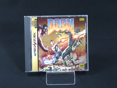 Getestet DOOM SEGA SATURN SS SOFT BANK Shooter Spiel 1997 T-18610G Made in Ja...