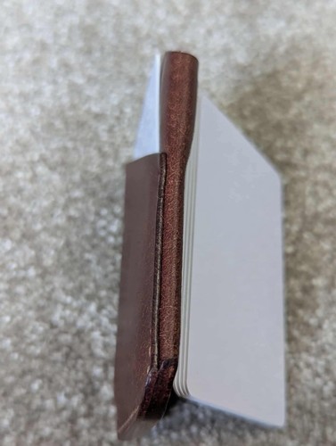Handmade Italian Leather Slim Card Holder Wallet – Carlo Badalassi Leather - Picture 5 of 7