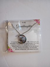 To My Granddaughter Girls Unicorn Pendant Necklace On "You're Special" Card New
