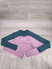 x2 Lululemon Swiftly Tech 2.0 Race Length Long Sleeve Shirts Women’s Size 2
