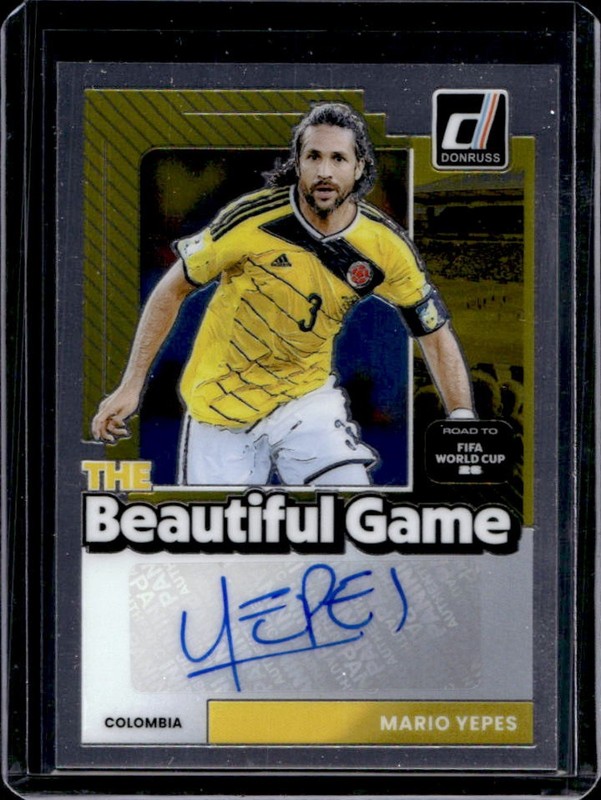 2025-26 Donruss Road to FIFA World Cup 26' Mario Yepes Beautiful Game Auto #39