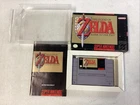The Legend of Zelda: A Link to the Past (SNES, 1992) CIB Manual Box Cover Tested