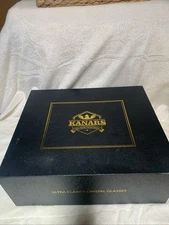 Kanars Whiskey Decanter Set Liquor Bottle with Crystal Glass for Scotch Bourbon