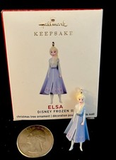 2020 Hallmark Ornament Elsa Disney Frozen 2 Mini Ornament NIB  Mint  
