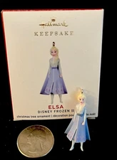 2020 Hallmark Ornament Elsa Disney Frozen 2 Mini Ornament NIB “Mint”