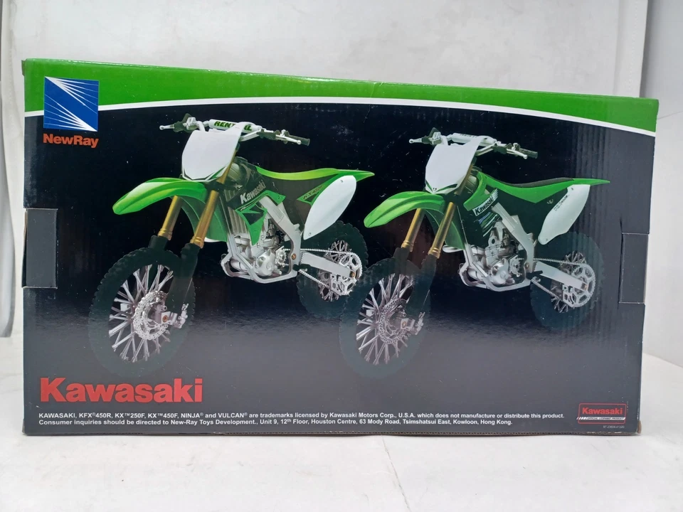 Novo Ray Kawasaki KX450F 1:6 fundido - Imagem 3 de 3