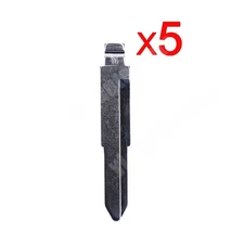 5X Uncut Remote Flip Folding Key Blade For Mitsubishi Chrysler MiT2 DC3P 321819