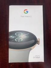 NEW Google Pixel Watch 2 Polished Silver Aluminum Porcelain Active Band SEALED