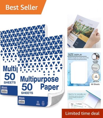 Blank Paper Copy & Multipurpose Paper - 8.5'' x 11'' White Color Printer Paper ...