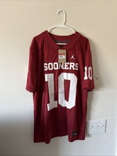 Men’s Jordan Jackson Arnold #10 Oklahoma Sooners NCAA Jersey Sz L - Maroon NWT