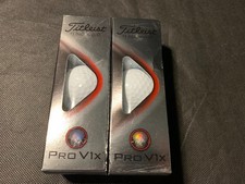 "NEW" Titleist Pro V1 golf balls 1 ball in golf silver 2 boxes 6 Balls