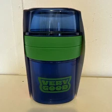 Tabitha Brown Travel Snack Cup With Utensils New Blue