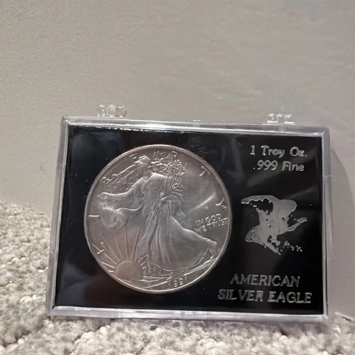 1991 american eagle silver dollar uncirculated. One Troy Oz!