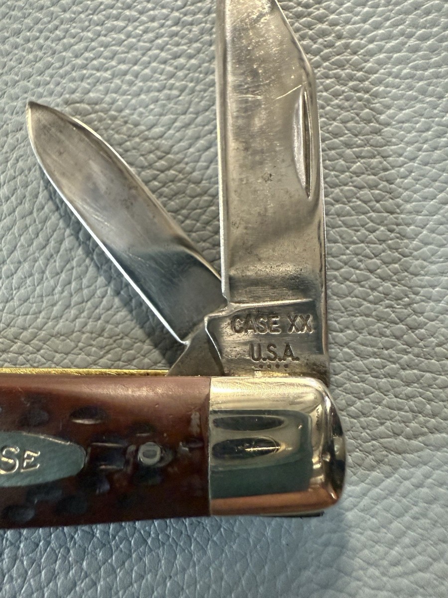 VINTAGE 1976 4Dot CASE XX 6235 1/2 Red Delrin JACK KNIFE | eBay