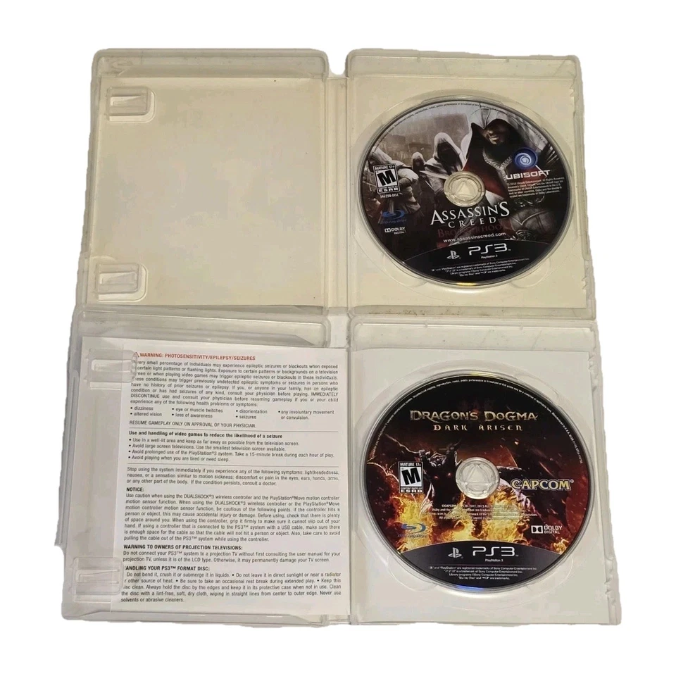 Lot of 7 PS3 Games No Manual - Resident Evil, Assassin's Creed, Naruto, More - Image 4 of 4